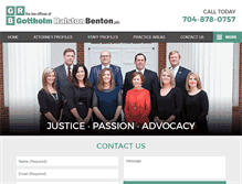 Tablet Screenshot of grblawoffice.com
